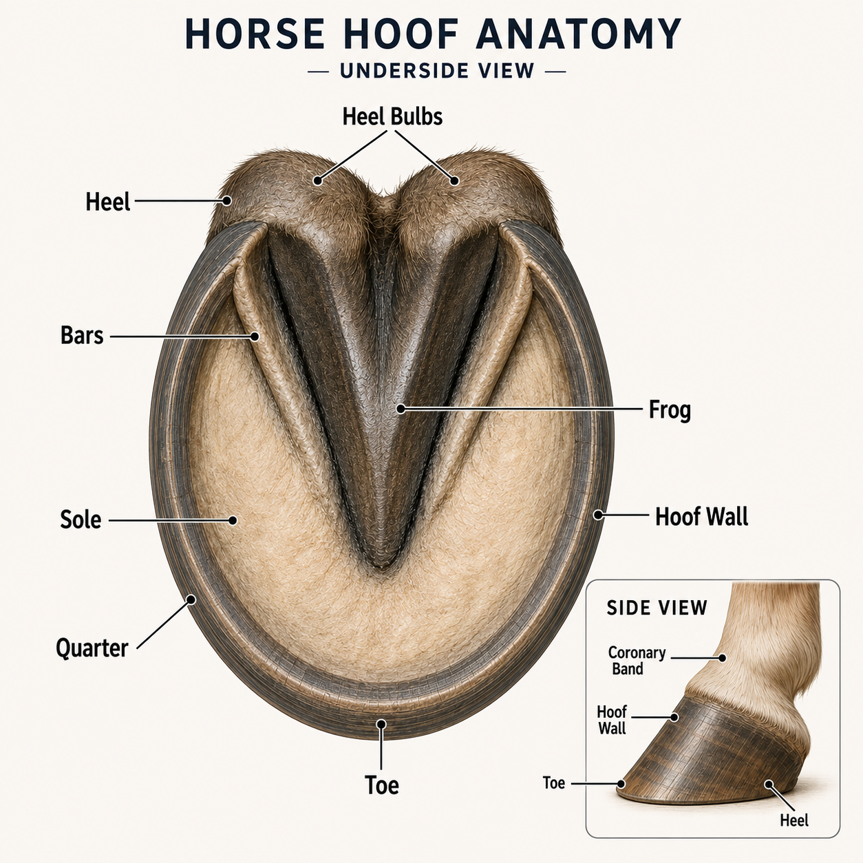 Anatomy of Horse Hoof