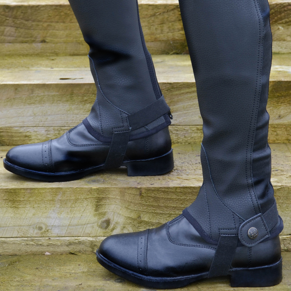 Children's paddock riding boots, chaps and jodhpurs for beginner horse riders
