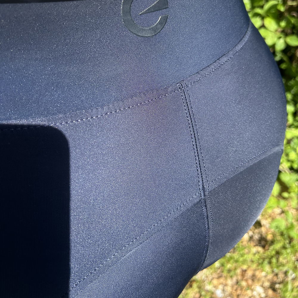 Close up of bum of Evoke Riding Leggings