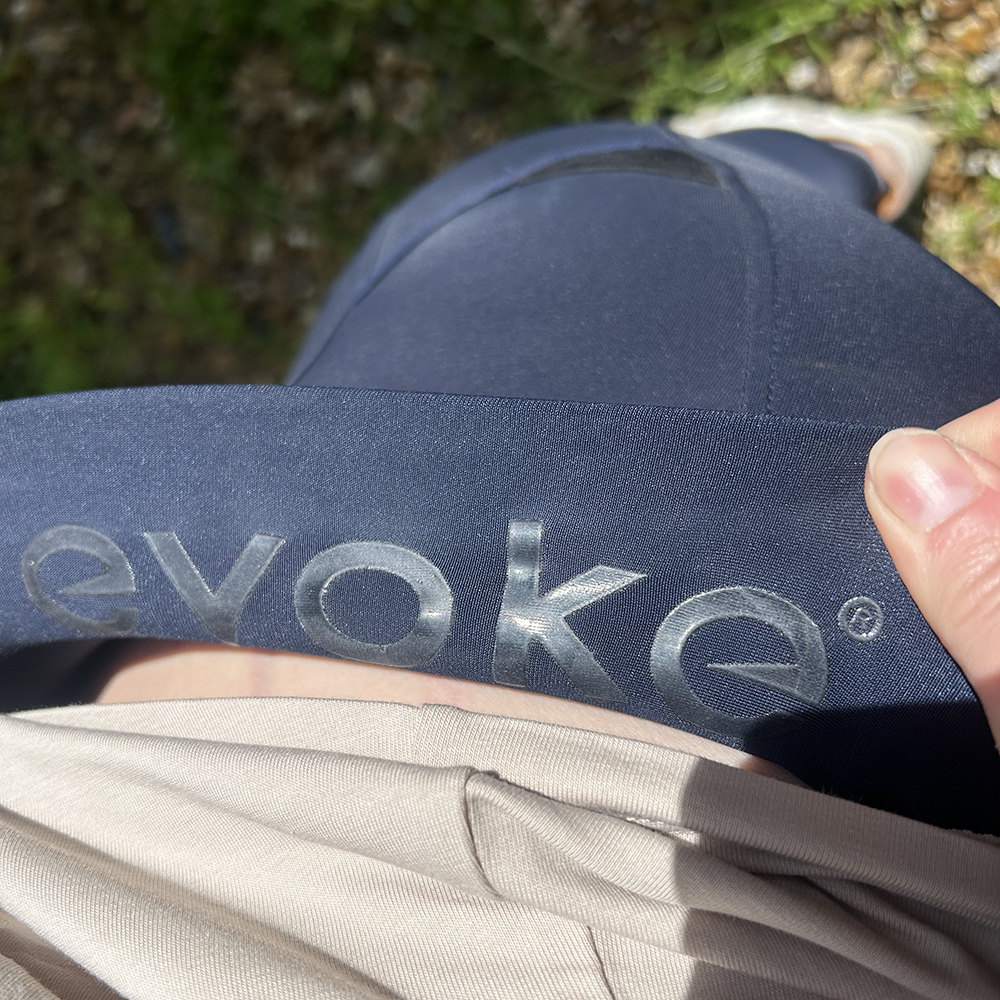 Inside grip of the Evoke Riding Leggings
