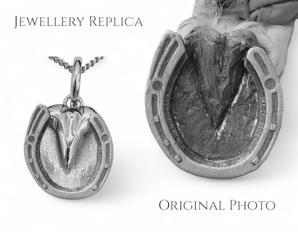 Heart Horse Jewellery Keepsake Horse Hoof Necklace