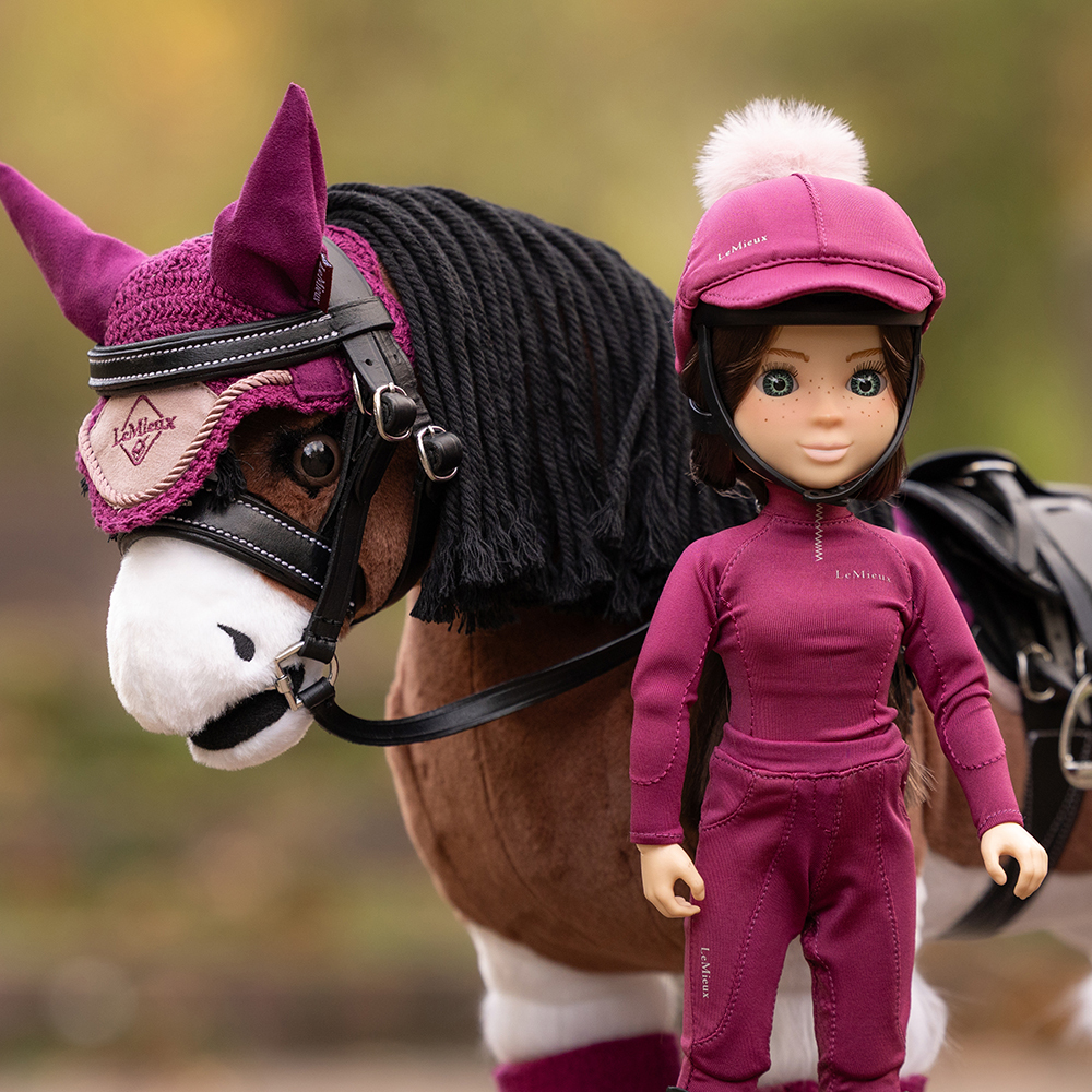 New LeMieux Aw26 Toy Pony & Rider Accessories in Blackberry