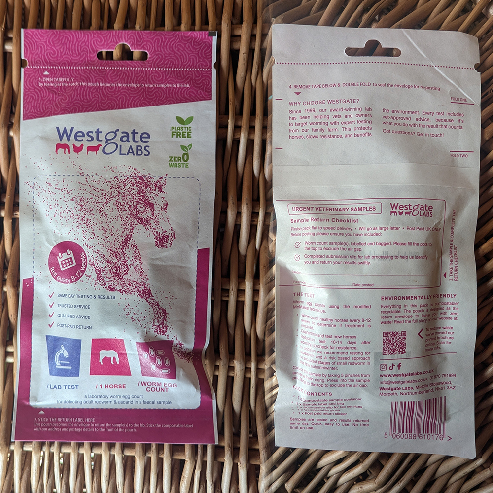 Westgate Laboratories Equine Worm Count Kit